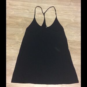 Black spaghetti strap top
